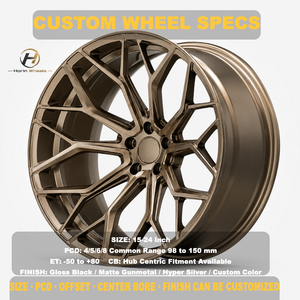 Rines de Aleación de Aluminio Monobloque Forjados de 16 17 18 19 20 21 22 23 Pulgadas para Autos de Pasajeros 4x100 4x108 5x120 5x112 5x100 5x114.3 - Product Image 4