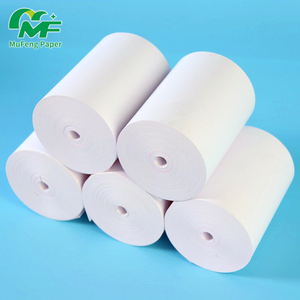 Caisse enregistreuse Usine <span class=keywords><strong>Pas</strong></span> <span class=keywords><strong>Cher</strong></span> 48 55g 48gsm Prix Bas 48g Jambo Pré Imprimé Atm Pos Jumbo Rouleau Adhésif Papier Thermique - Product Image 1