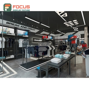 High Quality Store Project Lockable Commercial Furniture Space Planning Clothing Store - Product Image 1