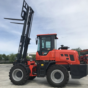 מכירות ישירות במפעל 4w כל השטח המלית מנוע ac מלגזה 5 טון 10 טון 15 טון דיזל מלגזה 6 מ 'הרמת כביש מעך כביש - Product Image 5