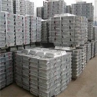 Lingots de zinc de haute pureté avec une pureté de 99,995 % - Certifiés RoHS, utilisés pour la galvanisation, le moulage sous pression et la production de batteries