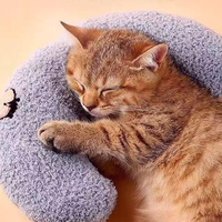 Nouveau jouet en forme d'oreiller pour animaux de compagnie, doux, accessoire de sommeil estival, jouet durable pour mâcher et divertir, adapté aux chats et aux chiens