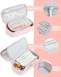 Étui à crayons fabriqué en Chine, grande capacité, sac à crayons, boîte sans fermeture pour filles et garçons, cadeau - Product Image 6