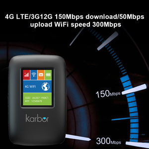 Karbor 3000mAh 4G LTE Mini <span class=keywords><strong>Routeur</strong></span> Portable WiFi Hotspot avec Slot SIM Extérieur Internet Triband Wifi <span class=keywords><strong>Routeur</strong></span> pour Wifi Zone - Product Image 5