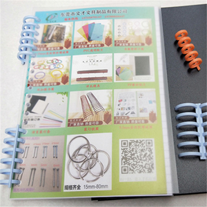 Anello legante a pettine in plastica A4 diametro 16mm con 30 fori per il prodotto di archiviazione rimovibile - Product Image 6