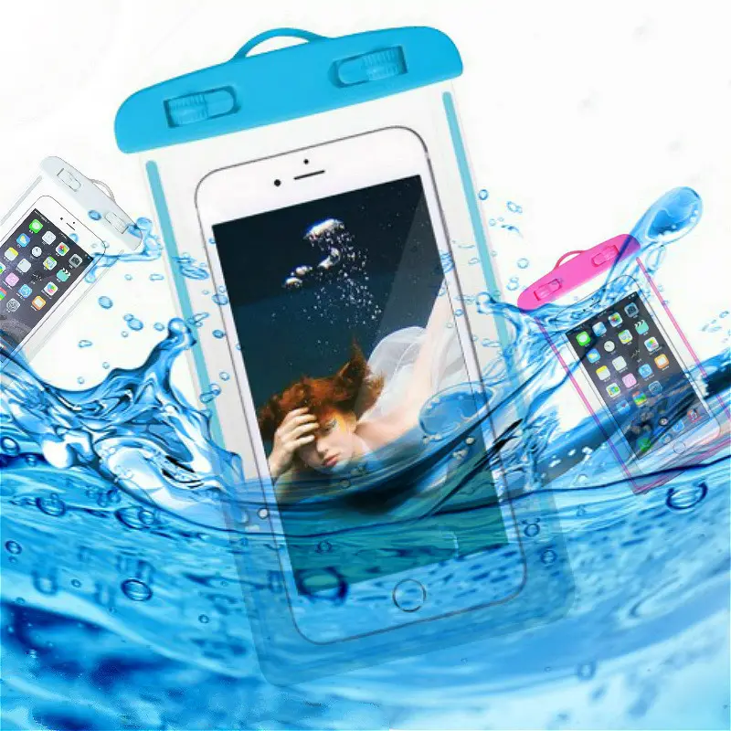 JETSHARK Waterproof Phone Case Drift Diving Swimming Waterproof Bag Cover Pouch Bag Case Underwater Dry Bag Case Cover