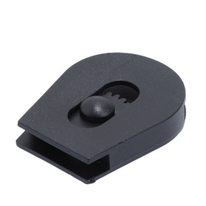 Adjustable <b>Plastic</b> <b>Sliding</b> Buckle Black Flat Gear Lock For Garment Bag Accessories Durable - Product Image 3