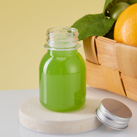 Transparante plastic fles voor koudgeperste sap, voedselveilig, wegwerpbaar, voor fruit sap, smoothie en drankenverpakkingen