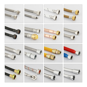 Tubo Flessibile per Acqua in Acciaio Inox Intrecciato PPW con Raccordo in Ottone per Impianti Idraulici, Connettore per Rubinetto e WC, Resistente e Antigoccia - Product Image 4