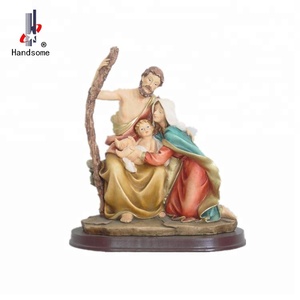 Resina Santa <span class=keywords><strong>Casa</strong></span> de la familia decoración religiosa católica Saint artículos Staues - Product Image 5