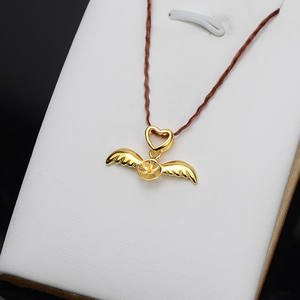 Pendentif Wenchi en argent S925, petit ange, personnalité féminine, plateau vide pour 6 à 8 perles, composant de bijoux semi-fini, modèle - Product Image 5