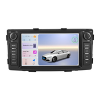 MEKEDE Système multimédia embarqué avec plusieurs interfaces utilisateur Lecteur audio pour voiture Car-play Auto 6+128G pour Toyota Hilux 2012-2014 7 pouces