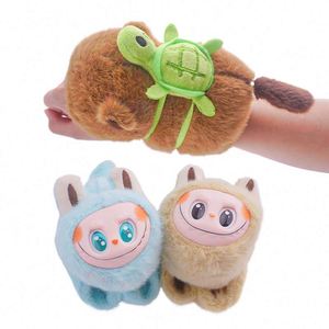 Rabubu for Circle Custom <b>Anime</b> Kapibara Doll Bracelet Super Soft PP Cotton Plush Toy Mesh Lining Stress Relief Kids Birthday - Product Image 1