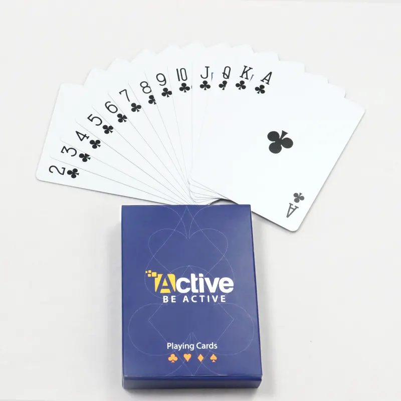 Cartas de póker de plástico personalizadas, cartas de juego con logotipo de la empresa, pvc, Arabia Saudita, 100%