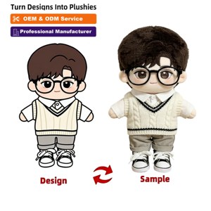 ตุ๊กตายัดนุ่นปรับแต่งได้สำหรับเด็กหญิงตัวเล็กๆน่ารักนุ่มนิ่มปรับแต่งได้ - Product Image 4