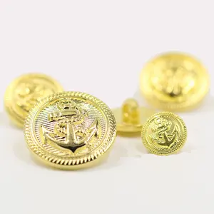 plastic 12mm 18mm vintage style boat anchor ww2 hand Sewing plastic shank Buttons for clothing