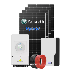 <span class=keywords><strong>Precio</strong></span> al por Mayor, Conjunto Completo de Sistema de Energía Solar Híbrido de 5kw, 10kw, 25kw, Sistema de Paneles Solares para el Hogar de 30kw - Product Image 1