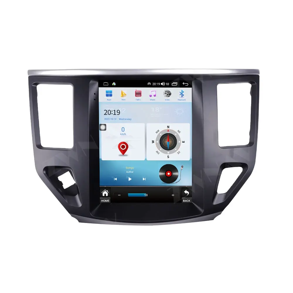 Autoradio Multimedia Speler Head Unit Touchscreen Android 13.0 Voor Nissan Pathfinder 2012 - 2020 Gps Navi Stereo Carplay