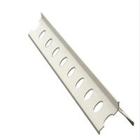 Profilé d'angle en PVC pour cloison sèche, personnalisé, différentes spécifications, avec treillis