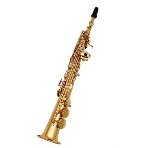 Saxophone <span class=keywords><strong>soprano</strong></span> <span class=keywords><strong>droit</strong></span> si bémol laqué or Saxophone <span class=keywords><strong>soprano</strong></span> professionnel Vente en gros directe d'usine - Product Image 5