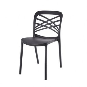 Chaise de salle à manger en plastique, meuble de <span class=keywords><strong>restaurant</strong></span>, coloré, moderne, sans accoudoir, offre spéciale, économique - Product Image 4
