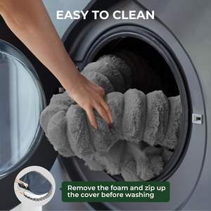 Orthopädisches Hundebett für Große Hunde Waschbar <span class=keywords><strong>36</strong></span> Zoll Oval Haustierbett mit Erhöhten Seitenwänden Wasserdicht Rutschfeste Basis Gelenkentlastung für Haustiere - Product Image 4