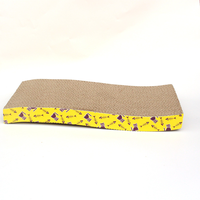Planche à gratter pour chat interactive personnalisée, papier à gratter en carton ondulé de base en forme de I emballé dans un carton