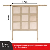 Barrière de sécurité rétractable en maille pour siège de voiture, exclusive transfrontalière, en plastique, empêche les chats/chiens de s'infiltérer dans l'habitacle