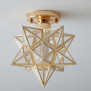 Moderne E27 Decken leuchte Korridor Restaurant Indoor Foyer Gang Balkon Metall basis Gold Leuchte - Product Image 3