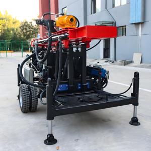 Bán hàng trực tiếp 78hp kép lốp nước giếng khoan Giàn Khoan thủy lực DIESEL nước Giàn Khoan - Product Image 6