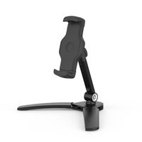 Support de téléphone mobile réglable rotatif à 360 degrés, support de bureau flexible en métal de luxe ABS, support mural pour tablette PC