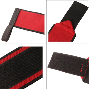 Muñequeras flexibles para levantamiento de pesas Gimnasio Entrenamiento de fuerza <span class=keywords><strong>Muñequera</strong></span> <span class=keywords><strong>Soporte</strong></span> acolchado <span class=keywords><strong>Pulgar</strong></span> Bracer Bandas Powerlifting Pulseras - Product Image 6