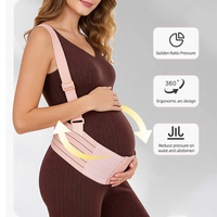 Ceinture de soutien maternité réglable pour femmes enceintes, respirante, anti-allergique, lavable, en polyester et élasthanne