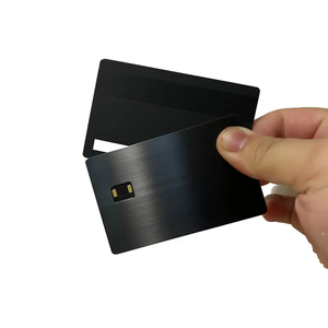 Dual-Interface NFC Metallkarte mit EMV-Chip-Slot, Kontaktloses Bezahlen, Kontaktlose Metall-Kreditkarte mit Hico Magnetstreifen und Unterschrift - Product Image 4