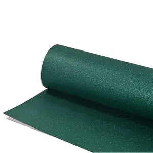 Factory Custom Luxury Craft DIY Projects Decoration Colorful Chunky Green Glitter Cardstock Paper