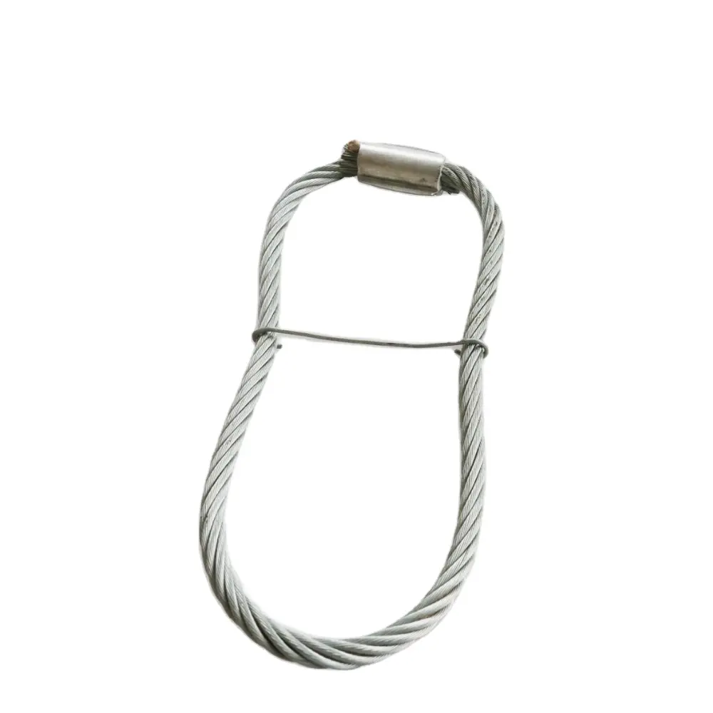 クレーン用亜鉛メッキ鋼エンドレスワイヤーロープスリング、ワイヤーケーブル鋼スリング