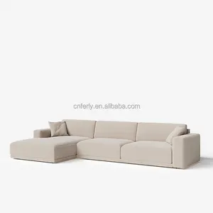Ferly nhà máy trực tiếp bán ánh sáng sang trọng hiện đại sectionals sofa mới phòng khách ghế sofa ghế sofa sang trọng cổ điển sofa Set