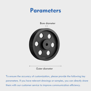 <span class=keywords><strong>Pulley</strong></span> V-Belt Besi Cor, <span class=keywords><strong>Pulley</strong></span> Timing untuk Transmisi Daya, Suku Cadang yang Dapat Disesuaikan, <span class=keywords><strong>Pulley</strong></span> Roda OEM, <span class=keywords><strong>Pulley</strong></span> Bore Stok - Product Image 3