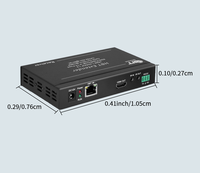 Kit d'extension HDMI 4K 70m sur un seul câble CAT5e/6 avec contrôle bidirectionnel, conception sans ventilateur pour l'épissure d'écrans LCD