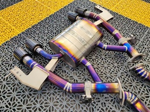 Purple Burnt Performance Titan Auspuff anlage Ventile Schall dämpfer für BMW G80 M3 G82 M4 S55 3.0T - Product Image 3