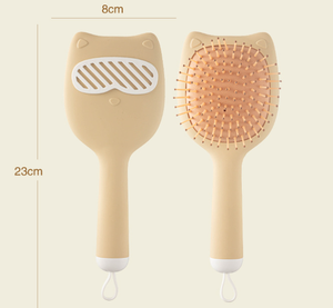 Herramienta de peinado multiusos personalizada, cepillo de pelo de moda para niños, cepillo de nailon iónico compacto con cojín para <span class=keywords><strong>horarios</strong></span> ocupados - Product Image 6