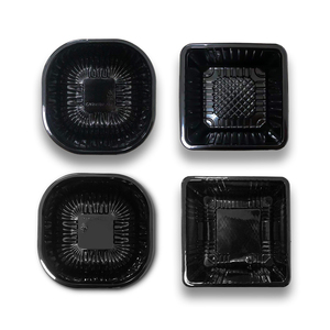 Boîte d'emballage transparente en plastique pour champignons frais, plateau pour le transport logistique - Product Image 1