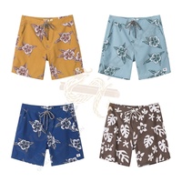 Op Maat Gemaakte Heren Boardshort Surfshorts Groothandel Zwemkoffer 4-Way Stretch Boardshorts Te Koop