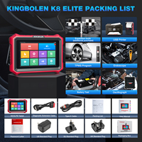 EE. UU. Almacén EN LA UE Kingbolen K8 Elite Actualización gratuita Automotriz ECU Herramienta de escaneo de codificación OBD2 Escáner para todos los automóviles