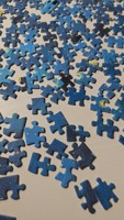 Puzzle de 1000 pièces sur le thème des champs de fleurs violettes - Jouet éducatif DIY de haute qualité