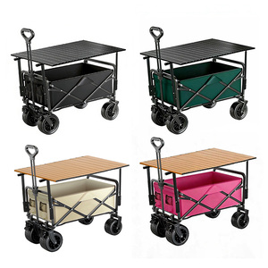 Remorque utilitaire de haute qualité Liveer, chariot pliable à quatre roues, imperméable et réglable, pour le camping, la plage et les activités de plein air - Product Image 6