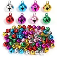 6-20mm Eisen-Weihnachtsglocke Bunter Klingelanhänger DIY Bastelmaterial Ornament-Herstellungszubehör Weihnachtsdekoration Festland China
