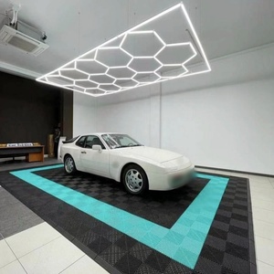 Kommerzielle Hexagon LED-Leuchten Garage Light Showroom Interior Designing für Car Wash Detail ing Shop - Product Image 1