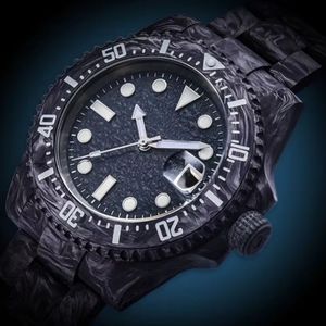 OEM ODM Custom Luxury Full Carbon Fiber Strap Japanese NH35 Automatic Mechanical <b>Watches</b> Super Luminous Carbon Fiber <b>Watch</b> <b>Case</b> - Product Image 3