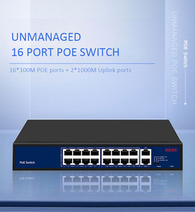 18 10/100/1000Mbps chuyển đổi đầy đủ PoE Gigabit không được quản lý 2 SFP chuyển đổi mạng với VLAN cho các kịch bản khác nhau - Product Image 5